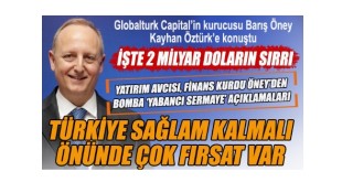 Barış Öney: 2 Milyar Dolar Türkiye’de Yatırım İçin Bekliyor | Finansgundem.com